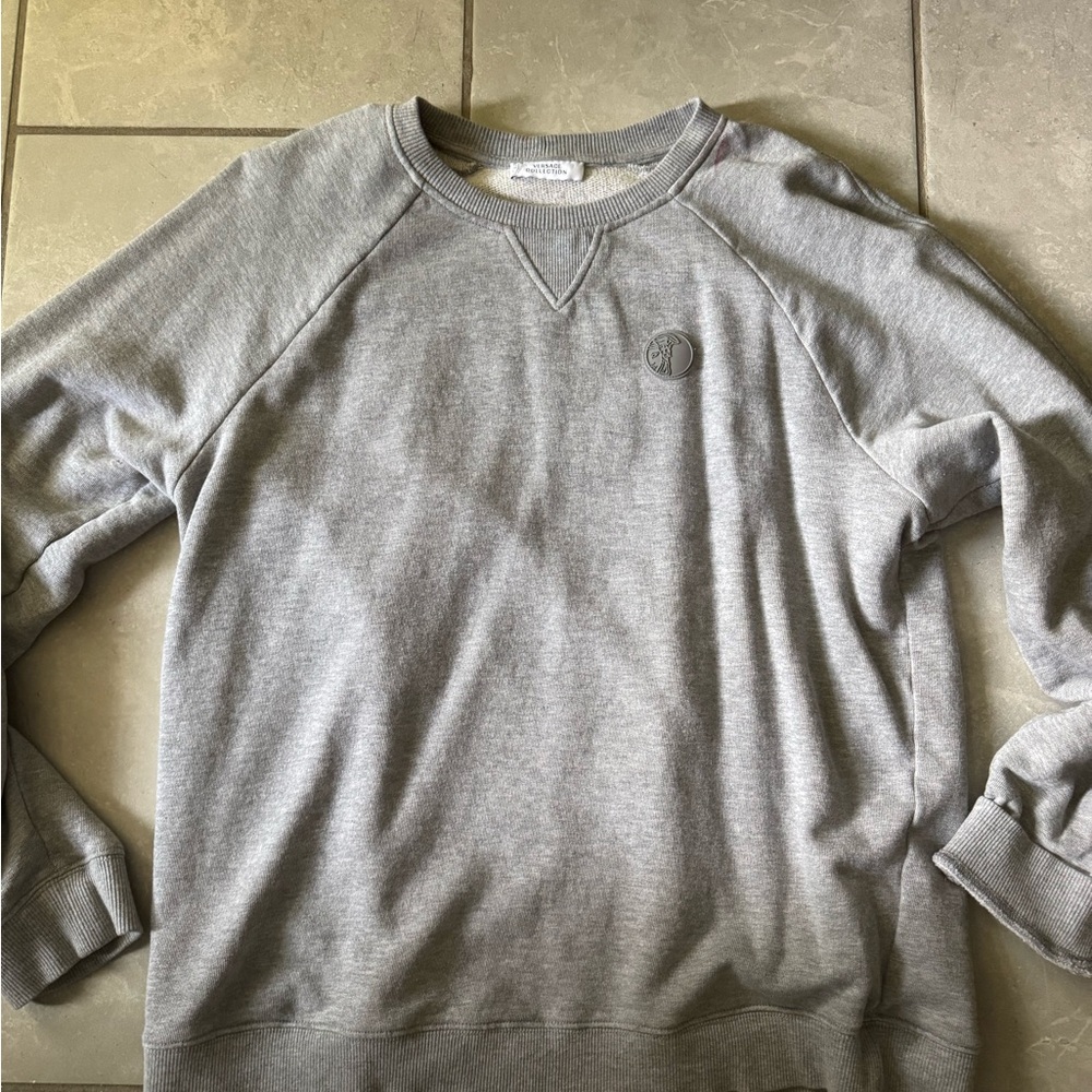 Versace collection gray sweather
